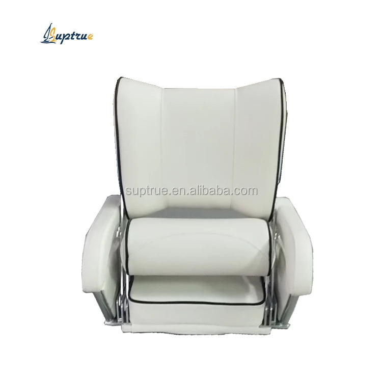 Hot Sale Luxury Marine Boat Accessories Deluxe Filp up Boat Seat Folding Captain Seat