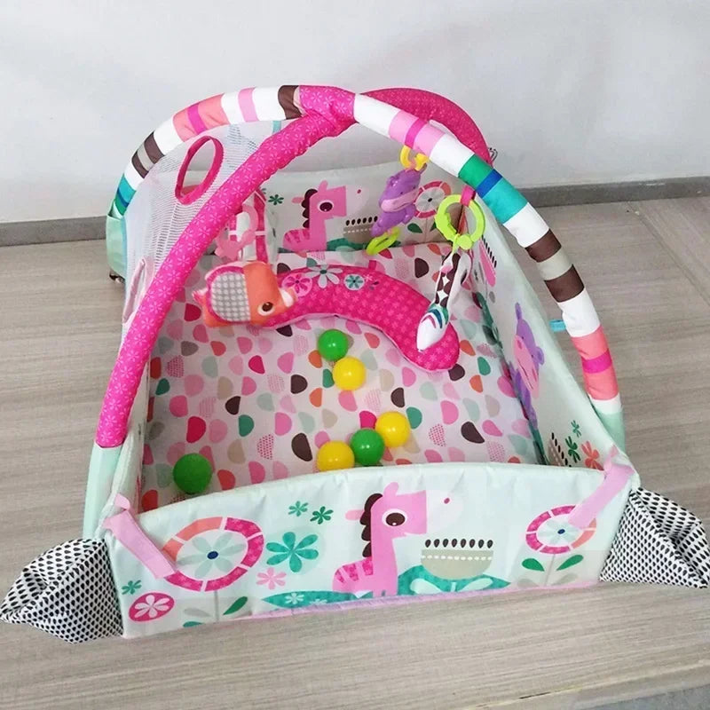 Baby Fitness Frame Crawling Game Blanket Multifunctional Educational Mats Fence Crawling Blanket Infant Rug Enlightenment Toys