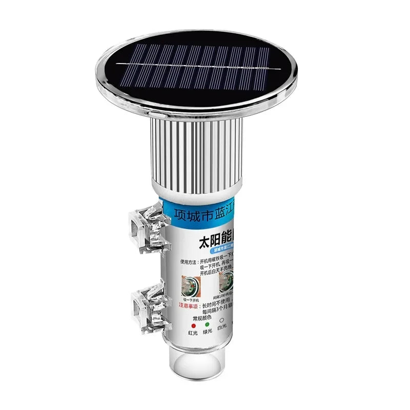 Highlight solar warning light waterproof marine mast flash red green white fishing boat fishing net yacht outdoor signal light