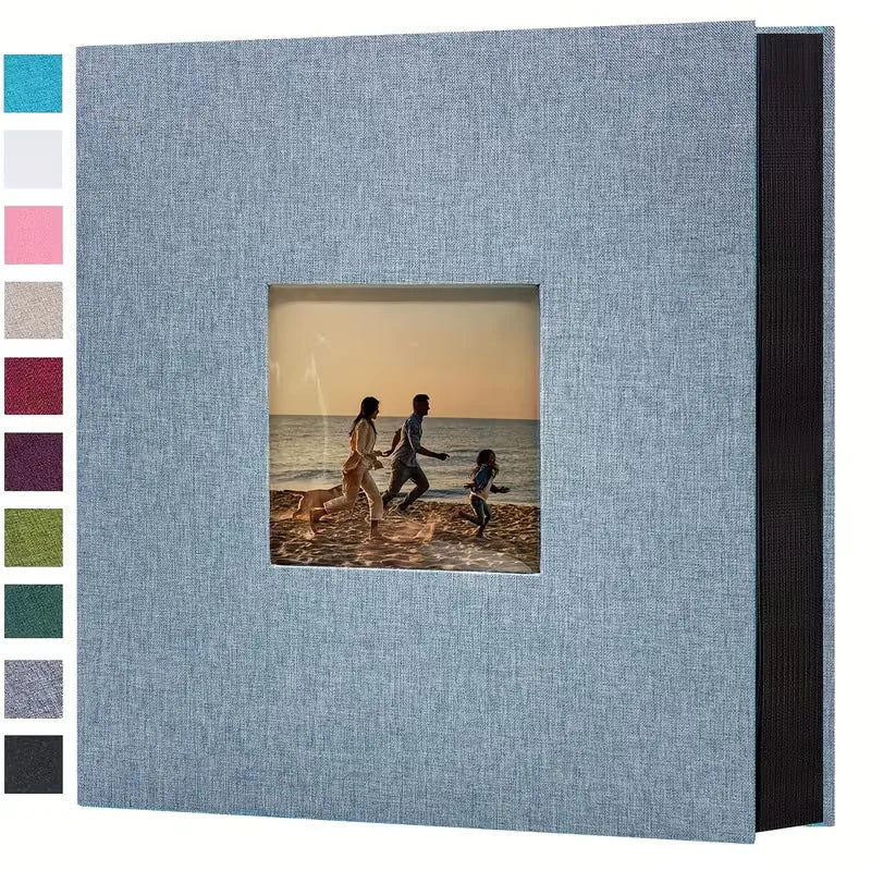 Linen large Photo Album Scrapbook 200/300/600 Pockets for 4x6 Photos Slip-in memory books Wedding Baby Family Anniversary Photo