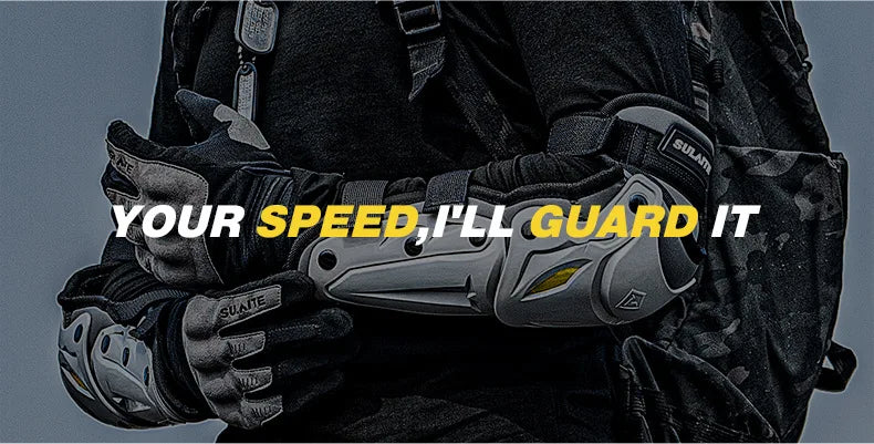 Sulaite Summer Motorcycle Knee Pads Moto Elbow Protector Motocross MTB Cycling Kneepads Moto Protection CE Approval