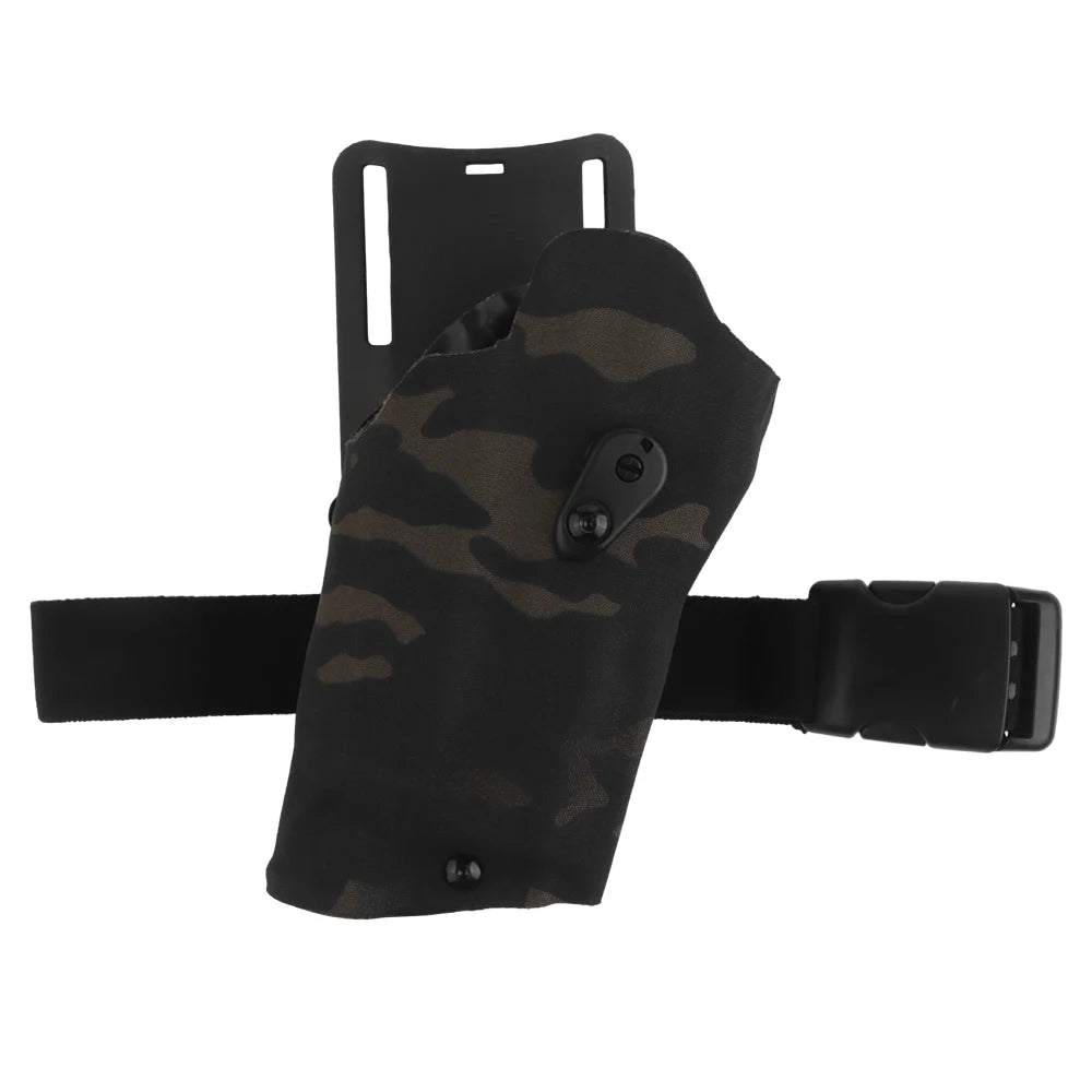 X300U-A Flashlight SIG Sauer P320 M17 M18 Pistol Holster Airsoft Case with Belt Drop Leg Platoform QLS Quick Release System