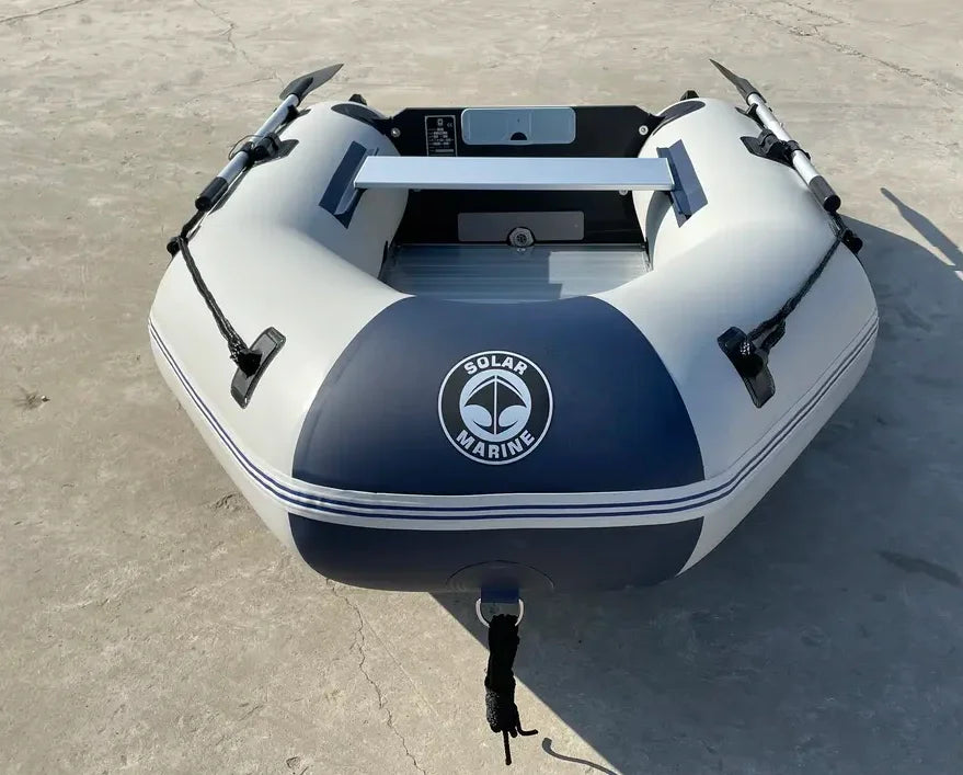 2.3~4.0m Inflatable Assault Boat 0.9mm Thickness PVC Speed Kayak Raft Thickened Wear-resistant Fishing Canoe Aluminum Floor Set