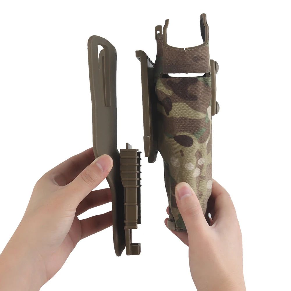 Tactical Left/Right Hand X300U-A Flashlight Pistol Holster Hand for 6354DO Glock17 Gen4 G19 with QLS Drop Leg Airsoft Gear