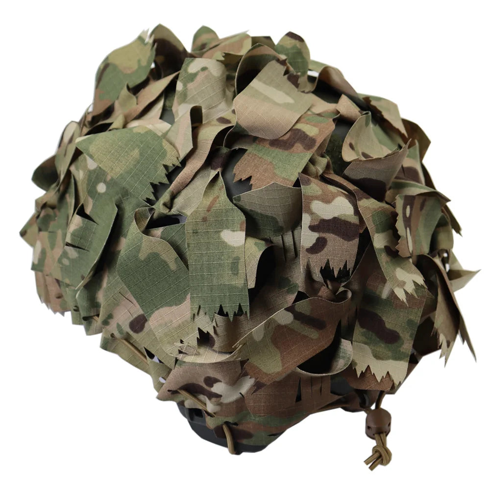 Tactical A-23 List Helmet Cover FAST MICH WENDY Helmet Cover Laser Cutting 3D Camouflage Helmet Cloth Cover Helmet Accessories