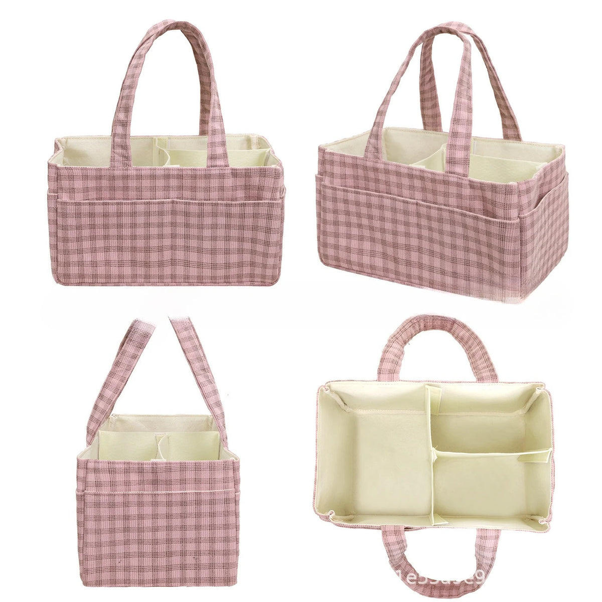 Large Capacity Diaper Storage Bag Multi-Functional Wet And Dry Storage Bag for Babies Urban Simple Style Arc Shoulder Strap Gift