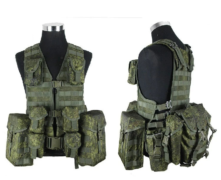 Russia 6sh117 Fully Sets Tactical Vest EMR Molle Pouches Ratnik Set Senior Shooter Combat Gear Outdoor Paintball Vest