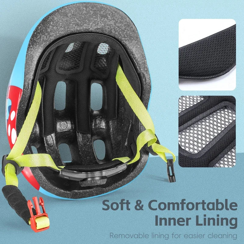 WEST BIKING Kids Bike Helmets Adjustable Youth Boys Girls Gear Child Helmet Lightweight Multi-Sport Scooter Bicycle hat