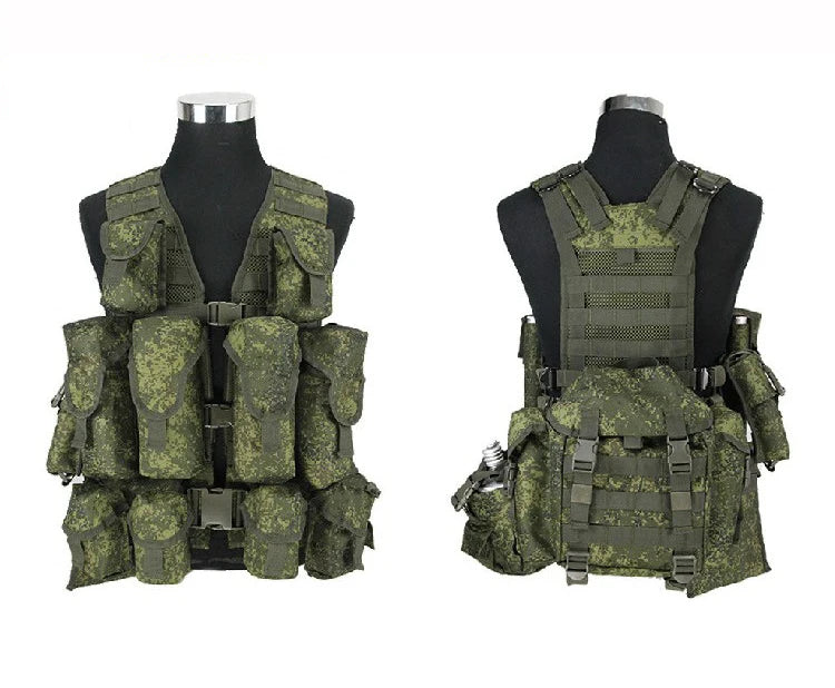 Russia 6sh117 Fully Sets Tactical Vest EMR Molle Pouches Ratnik Set Senior Shooter Combat Gear Outdoor Paintball Vest