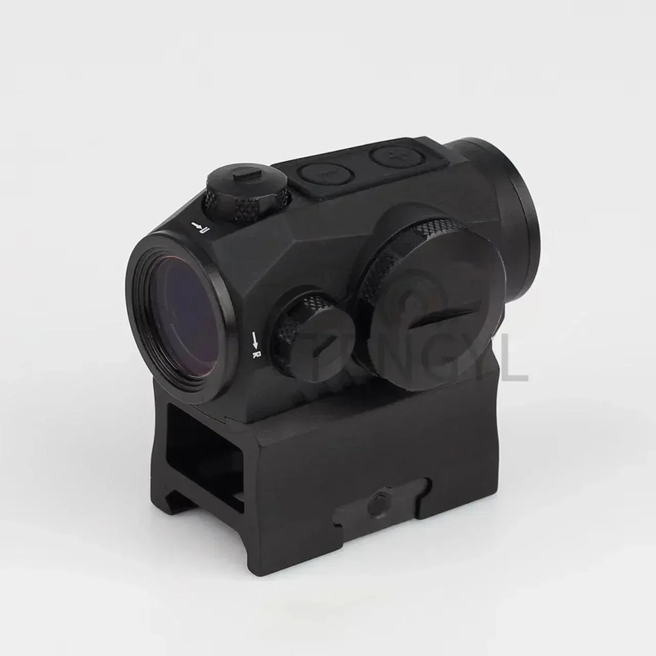 Tactical 1x20mm Compact 2 MOA Red Dot Sight with Low Riser and Co-witness Picatinny Mount for Hunting Scope