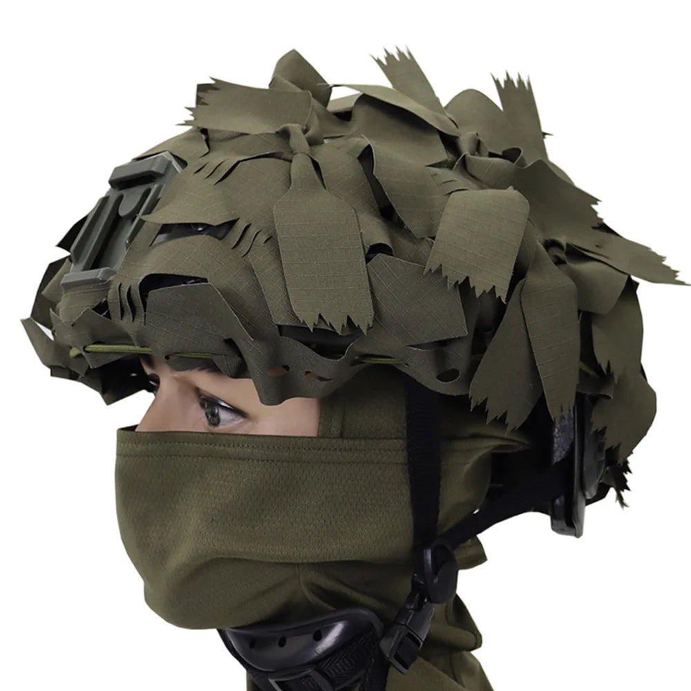 Tactical A-23 List Helmet Cover FAST MICH WENDY Helmet Cover Laser Cutting 3D Camouflage Helmet Cloth Cover Helmet Accessories