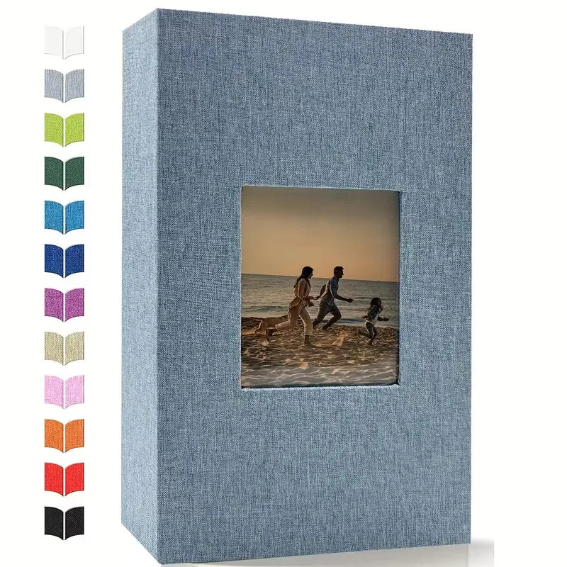 Linen large Photo Album Scrapbook 200/300/600 Pockets for 4x6 Photos Slip-in memory books Wedding Baby Family Anniversary Photo