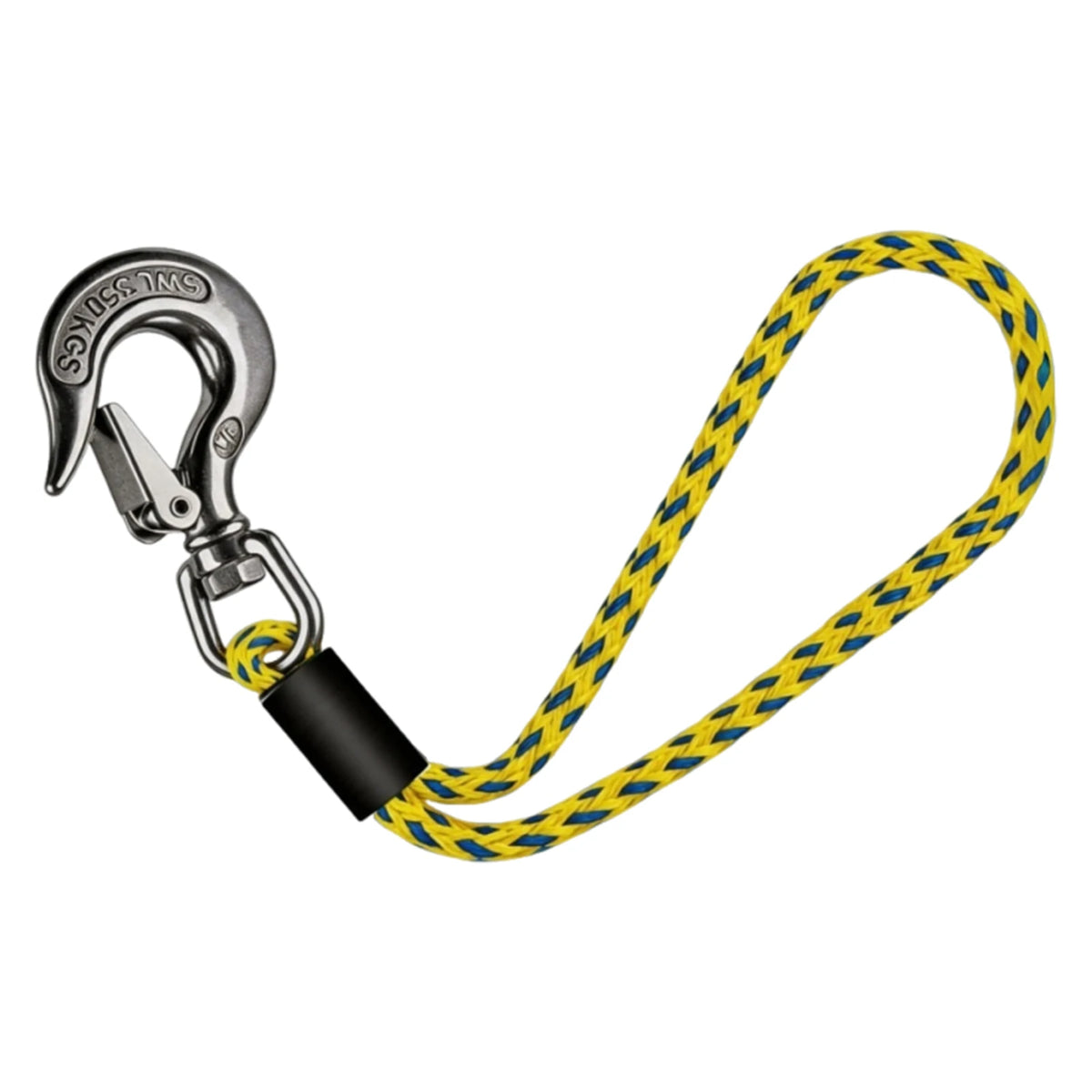 Tubing Boat Tow Harness with Hook Tow Rope Connector Watersports Towing Harness Line for Boat Water Sport Jet Ski Wakeboarding