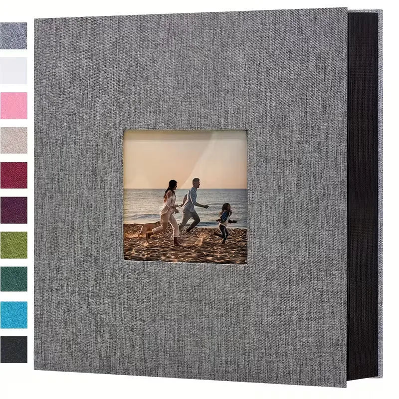 Linen large Photo Album Scrapbook 200/300/600 Pockets for 4x6 Photos Slip-in memory books Wedding Baby Family Anniversary Photo
