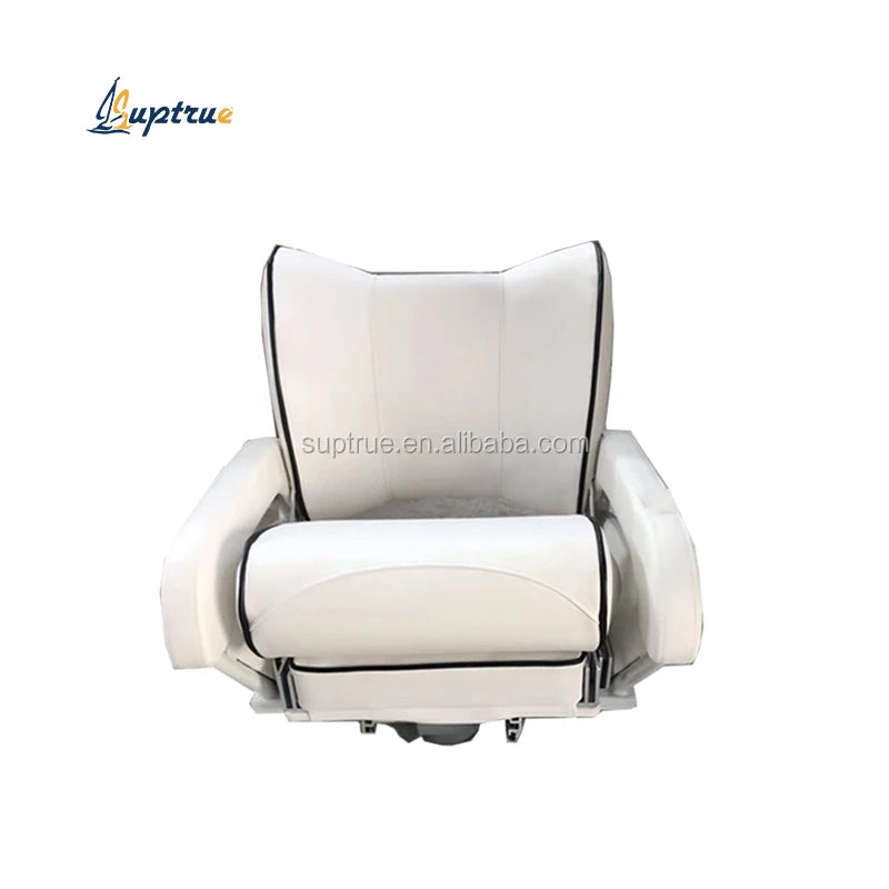 Hot Sale Luxury Marine Boat Accessories Deluxe Filp up Boat Seat Folding Captain Seat
