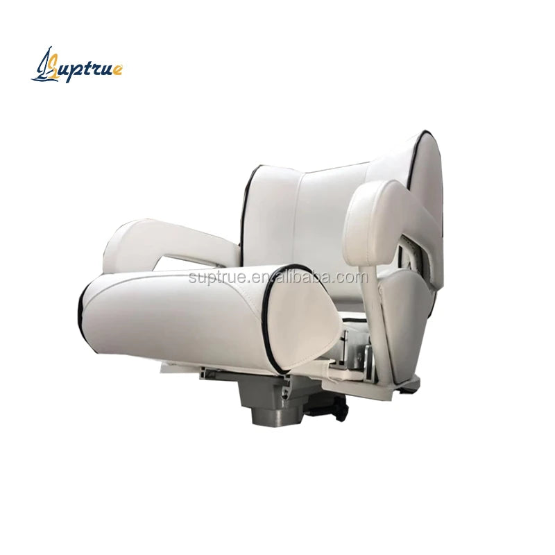 Hot Sale Luxury Marine Boat Accessories Deluxe Filp up Boat Seat Folding Captain Seat