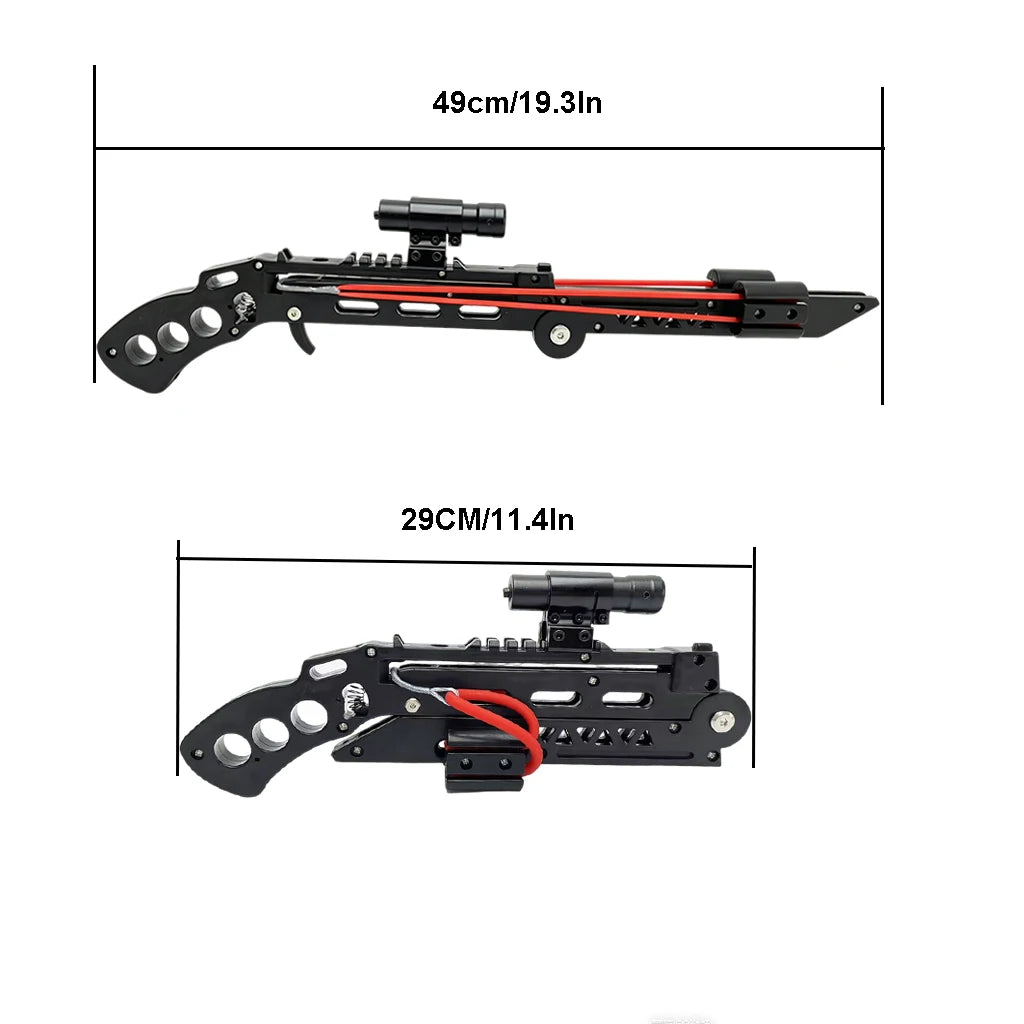 Foldable Slingshot Set - High-Precision Hunting & Archery with Compact Folding Design, Suitable for Outdoor/Indoor Training