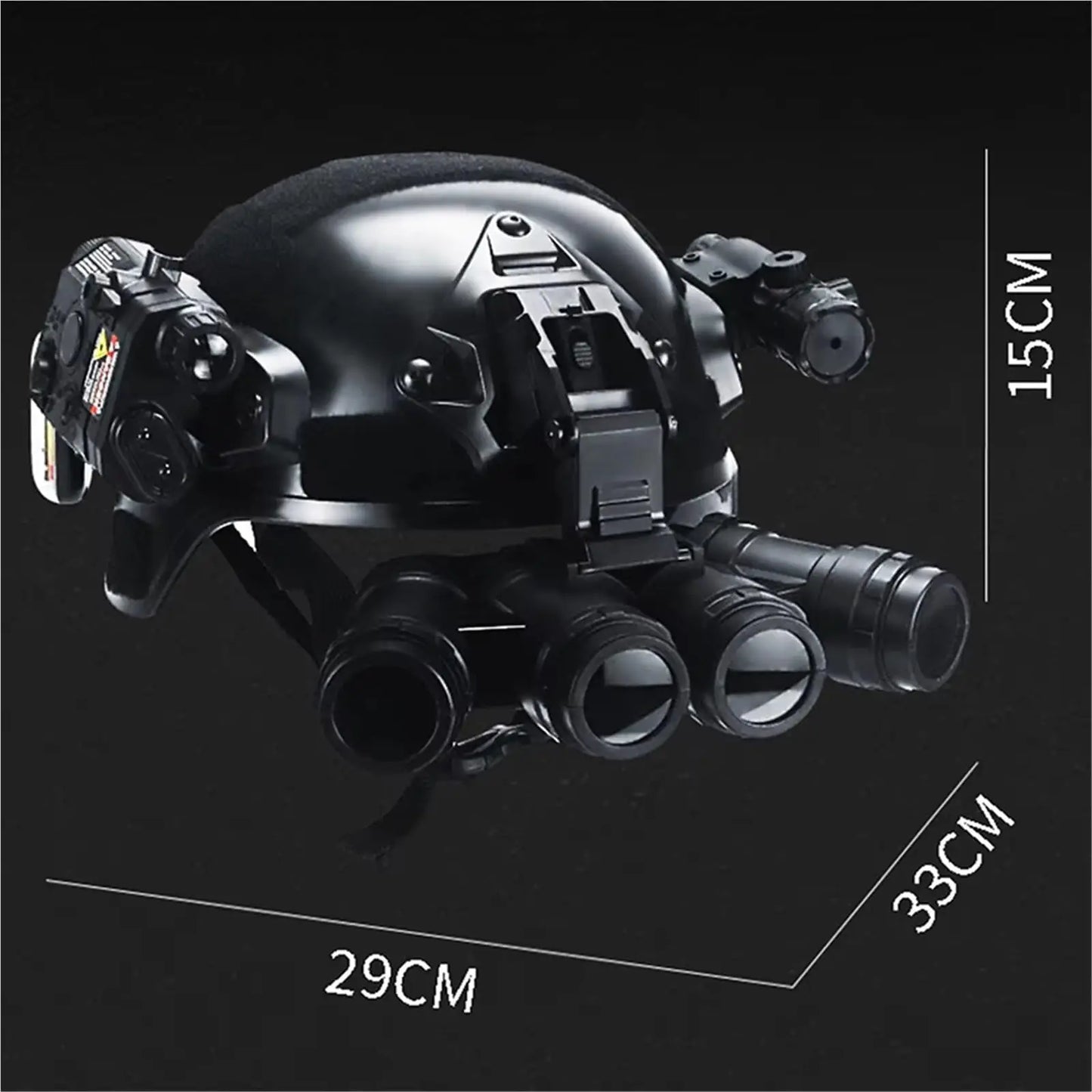 Kids Tactical Helmet Set with NVG Model & Face Mask Children Cosplay Toy Helmet Kit for Paintball Airsoft Outdoor for Boys&Girls
