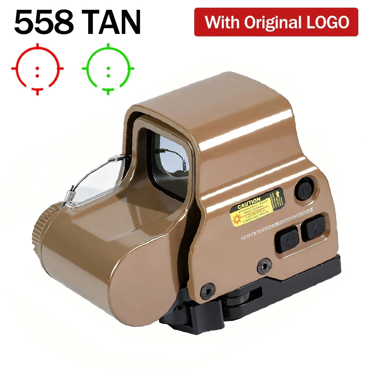 Hot Sale E*t*ch 558 Holographic Red/green Dot Sight and 3X/5X Magnifier Kit Hunting Gear Collimator W/Original Markings