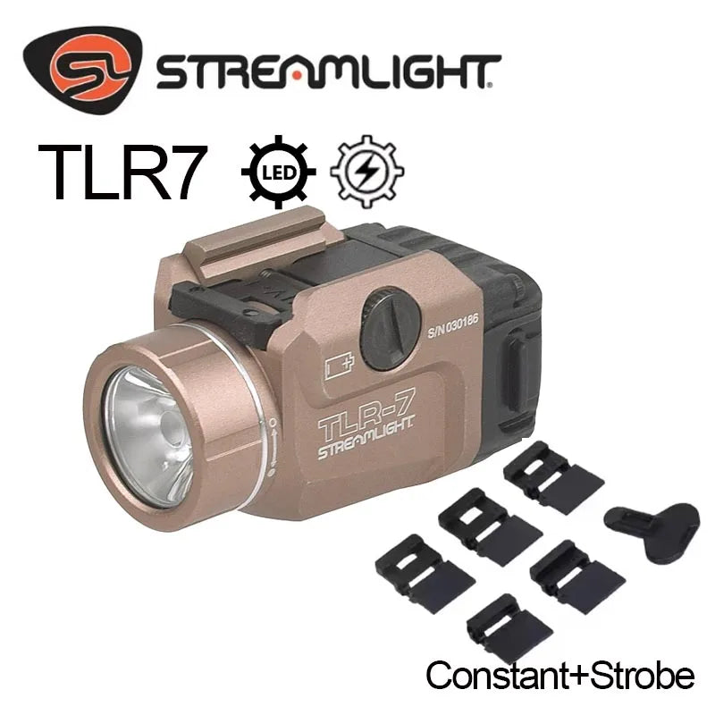 Streamlight TLR 8 TLR 7 TLR 7X TLR 1 HL TLR 4 TLR 3 Tactical Scout Light Hunting Spotlight Torch Flashlight 20mm Rail 500 Lumens
