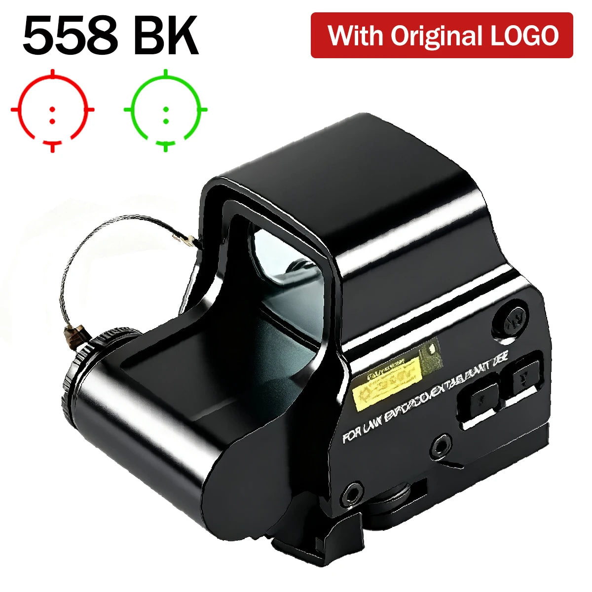 Hot Sale E*t*ch 558 Holographic Red/green Dot Sight and 3X/5X Magnifier Kit Hunting Gear Collimator W/Original Markings