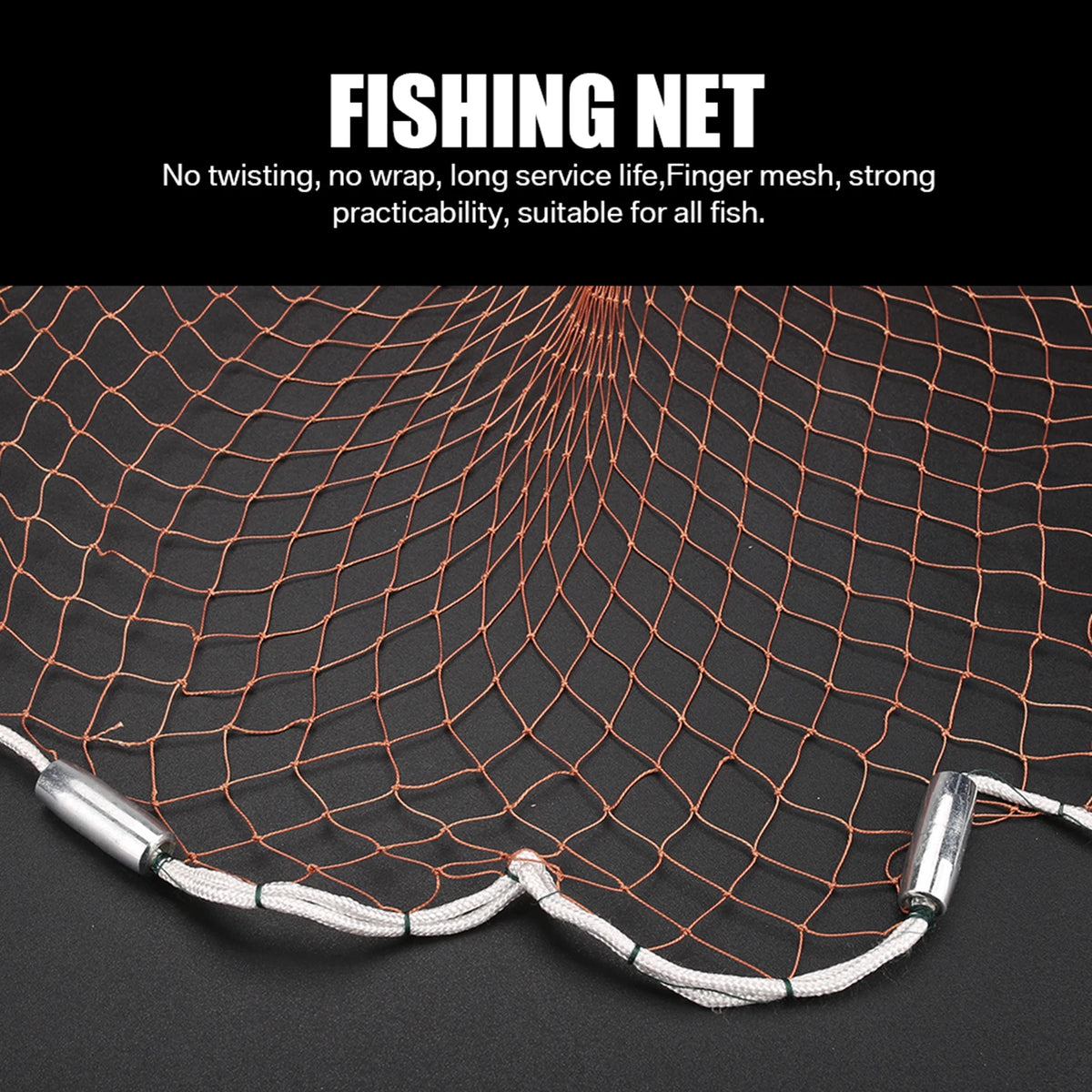 Upgraded American Hand Cast Net Easy Throw Fly Fishing Net 3.6/4.8M Fishing Network Tool Small Mesh Strong Nylon Line +Sinker