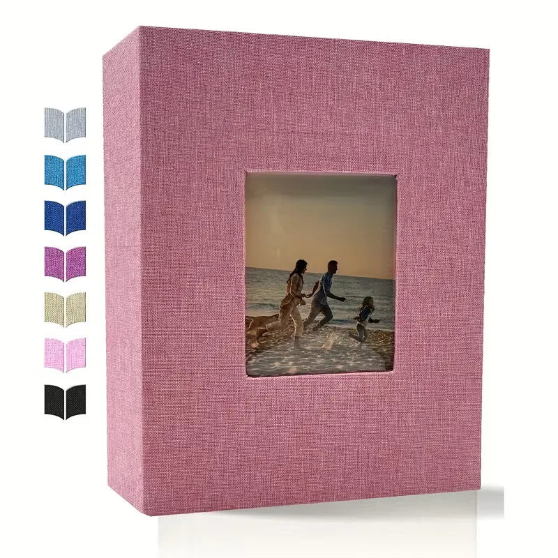 Linen large Photo Album Scrapbook 200/300/600 Pockets for 4x6 Photos Slip-in memory books Wedding Baby Family Anniversary Photo