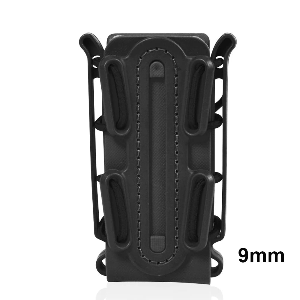 Upgrade Tactical Magazine Pouch Molle for Ar15 5.56 7.62 9mm Scorpion Fast Mag Quick Release Mag TPR Holster Adjustable Case Box