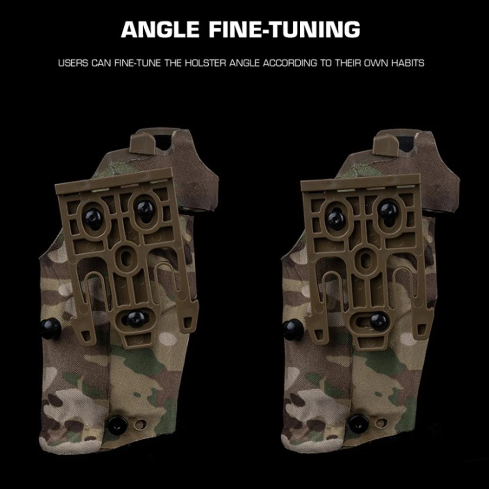 Tactical Left/Right Hand X300U-A Flashlight Pistol Holster Hand for 6354DO Glock17 Gen4 G19 with QLS Drop Leg Airsoft Gear