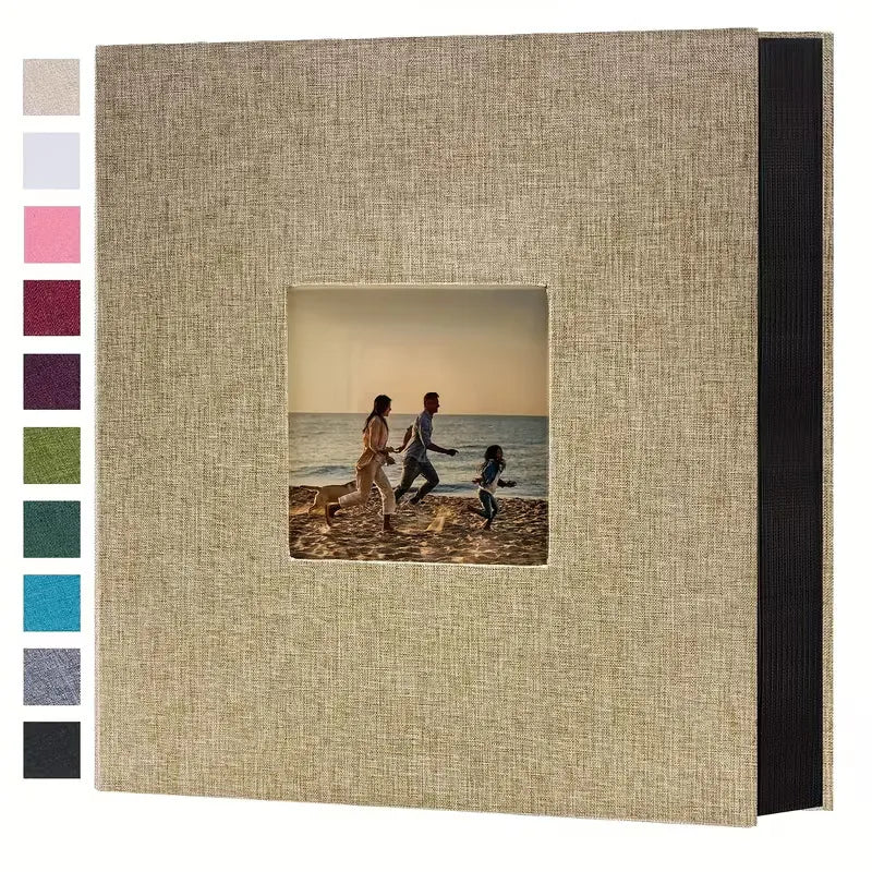 Linen large Photo Album Scrapbook 200/300/600 Pockets for 4x6 Photos Slip-in memory books Wedding Baby Family Anniversary Photo