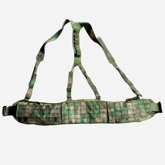 Tactical Unloading Belt with Shoulder Straps Heavy Y Duty Belt Harness Shoulder Sling Strap With Breathable Padded
