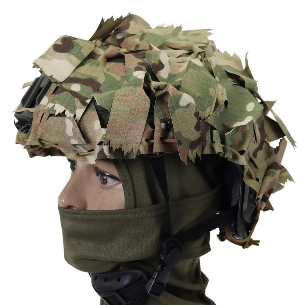 Tactical A-23 List Helmet Cover FAST MICH WENDY Helmet Cover Laser Cutting 3D Camouflage Helmet Cloth Cover Helmet Accessories