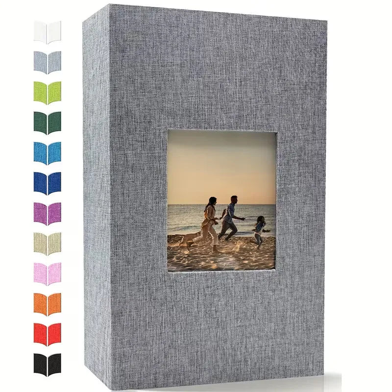 Linen large Photo Album Scrapbook 200/300/600 Pockets for 4x6 Photos Slip-in memory books Wedding Baby Family Anniversary Photo