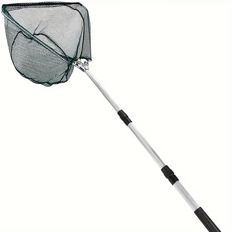 1Ultra-lightweight Foldable Fishing Net - Durable Aluminum Alloy Telescopic Handle - Ideal for any fishing adventure - Essential