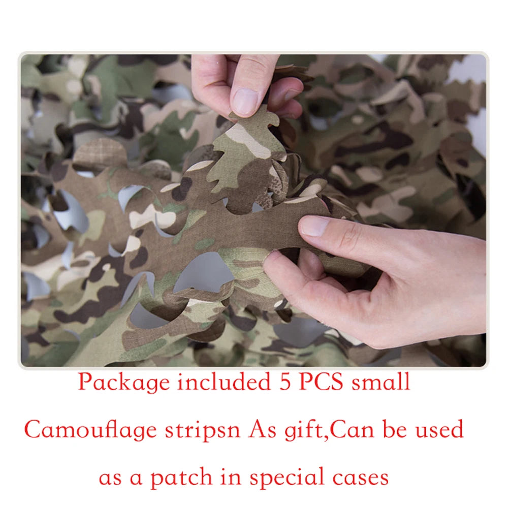 3D Bionic Leaf Shape Disguised Net Backpack Cover 60L 80L Laser Cut Hunting Backpack Cover Paratrooper