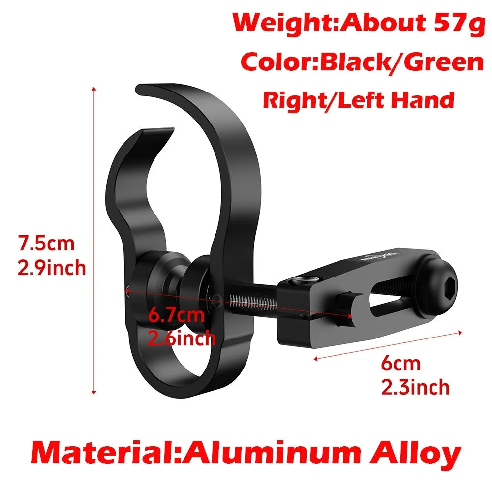 Bowfishing Arrow Rest Aluminum Left/Right Hand Shooting Fish Outdoor Fishing Hunting Compound Bow Archery Arrow Accessories