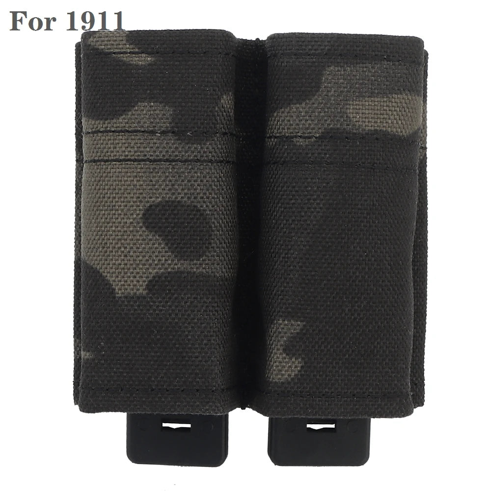 Tactical Molle Magazine Pouch for G17 M9 1911 9mm Universal Double Mag Bag Fast Mag Holster Hunting Gear