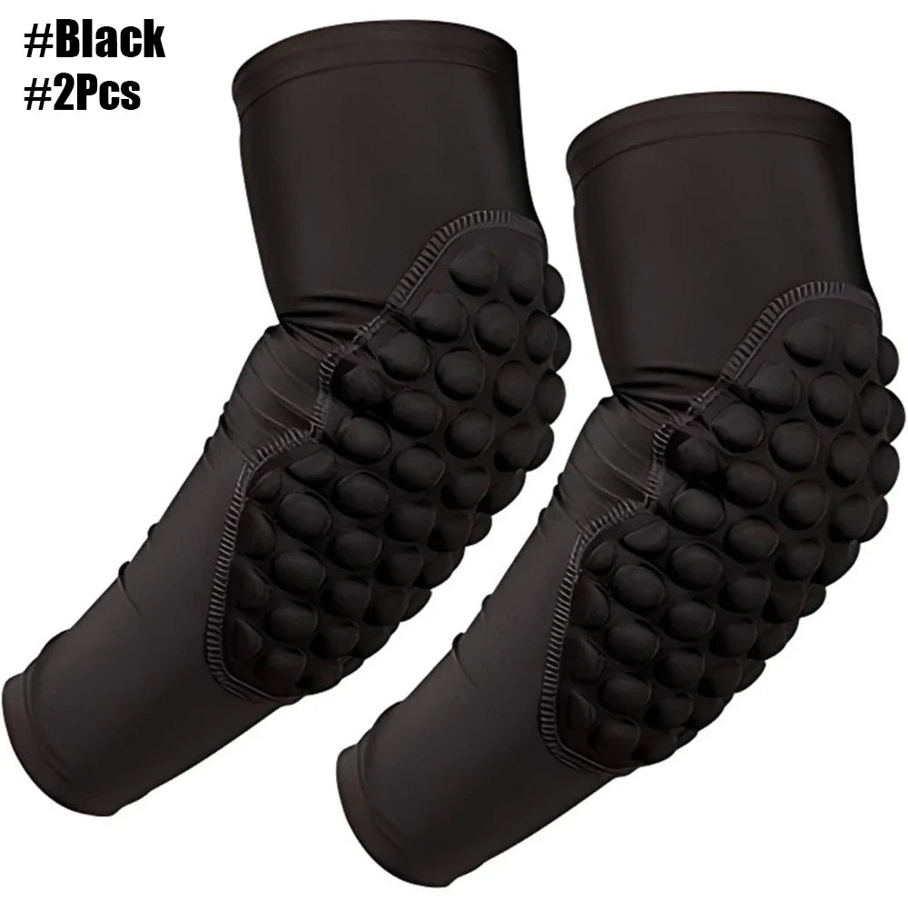 3-12 Years Kids Youth Elbow Padded Arm Sleeves Compression Elbow Pads for Football Basketball Baseball Tennis Hockey Sports