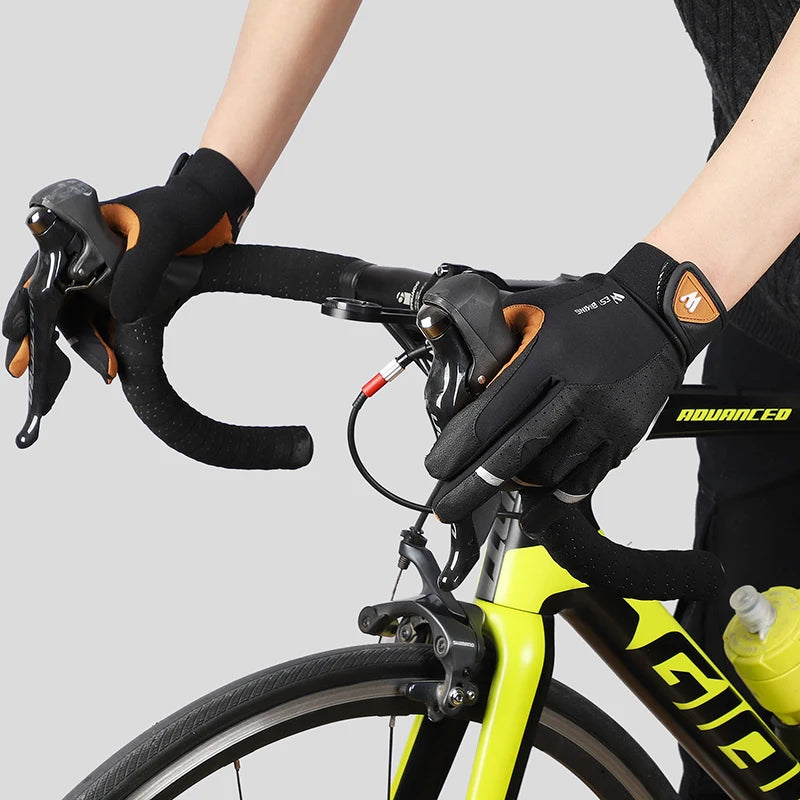 WEST BIKING Racing Off Road Motorcycle Gloves Breathable Anti Slip MTB Road Bike Gloves Touch Screen Gym Training Gloves