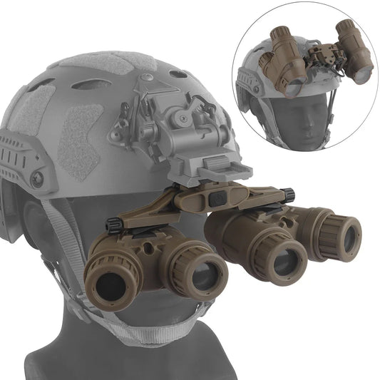 Tactical GPNVG 18 Night Vision Goggles Flipable Dummy Model NVG Mount FAST Airsoft Helmet Binoculars Decoration Cosplay Props