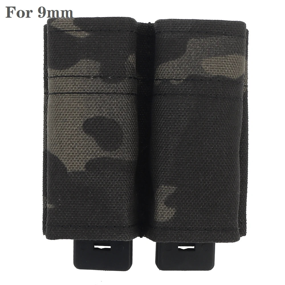 Tactical Molle Magazine Pouch for G17 M9 1911 9mm Universal Double Mag Bag Fast Mag Holster Hunting Gear