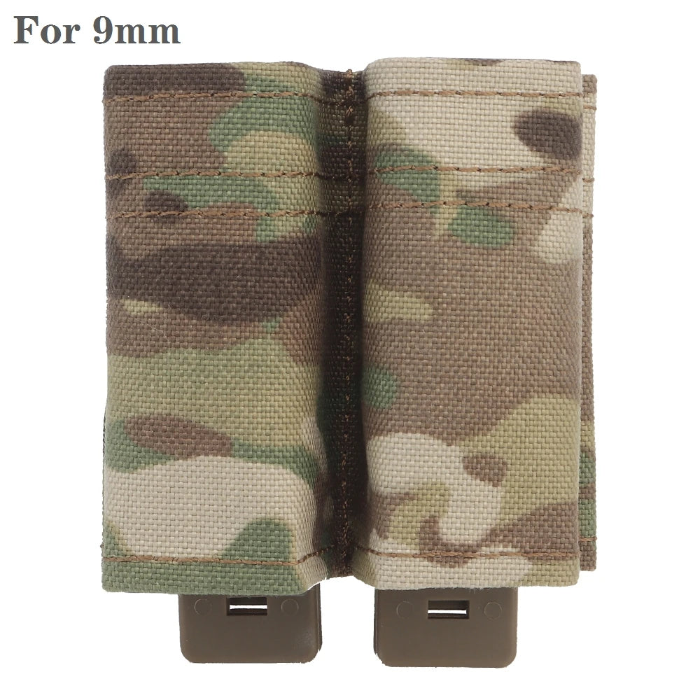 Tactical Molle Magazine Pouch for G17 M9 1911 9mm Universal Double Mag Bag Fast Mag Holster Hunting Gear