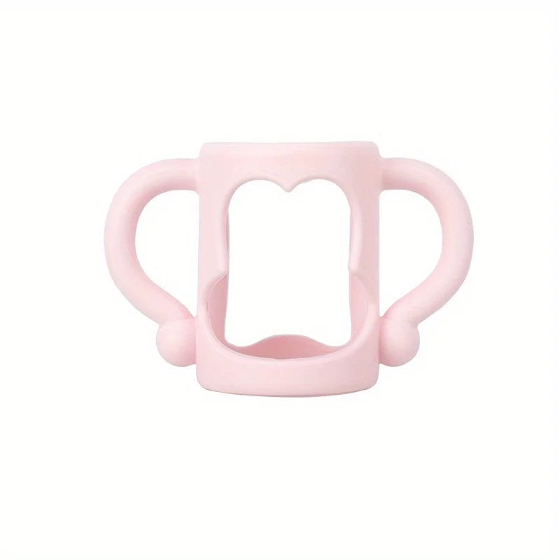 Silicone Bottle Handle For Narrow Baby Bottles, Easy Grip Handle, Can Accommodate Most Bottles - BPA-free Soft Silicone